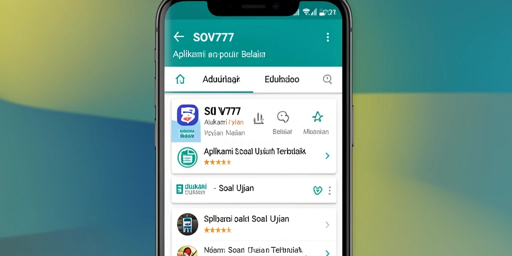 Antarmuka SOV777 yang sederhana dan mudah dinavigasi.
